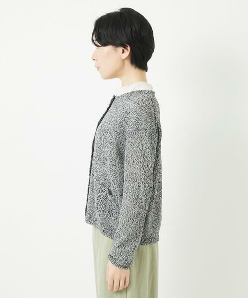 Maison de CINQ / メゾン ドゥ サンク カーディガン・ボレロ | リネン杢ニットカーディガン | 詳細12