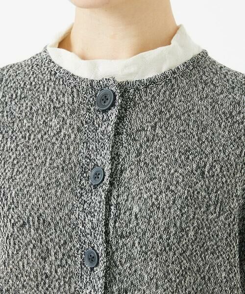 Maison de CINQ / メゾン ドゥ サンク カーディガン・ボレロ | リネン杢ニットカーディガン | 詳細14