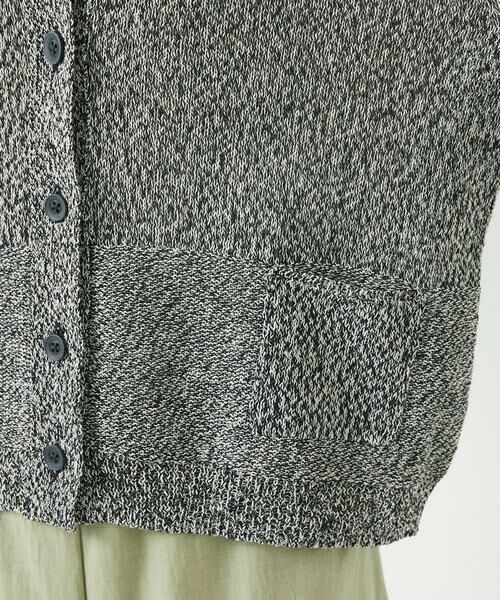 Maison de CINQ / メゾン ドゥ サンク カーディガン・ボレロ | リネン杢ニットカーディガン | 詳細16
