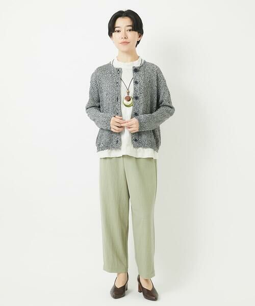 Maison de CINQ / メゾン ドゥ サンク カーディガン・ボレロ | リネン杢ニットカーディガン | 詳細24