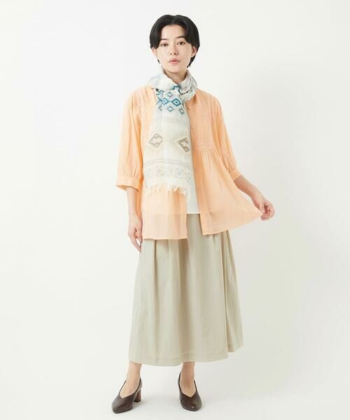 Maison de CINQ / メゾン ドゥ サンク マフラー・ショール・スヌード・ストール | ダイヤジャガードストール | 詳細3