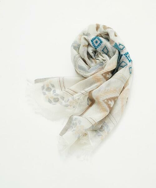 Maison de CINQ / メゾン ドゥ サンク マフラー・ショール・スヌード・ストール | ダイヤジャガードストール | 詳細8