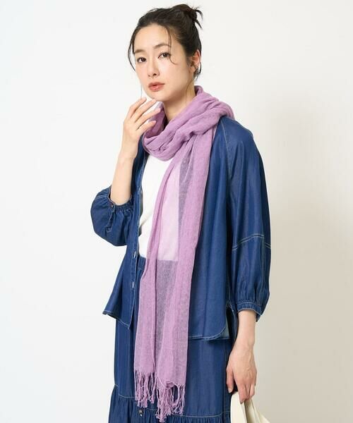 Maison de CINQ / メゾン ドゥ サンク マフラー・ショール・スヌード・ストール | [イタリア製]メッシュストール | 詳細2