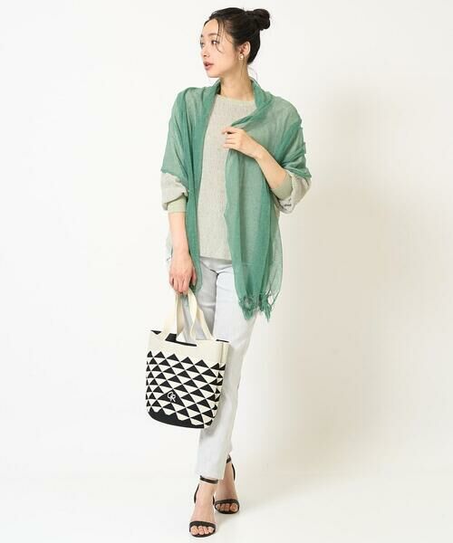 Maison de CINQ / メゾン ドゥ サンク マフラー・ショール・スヌード・ストール | [イタリア製]メッシュストール | 詳細8