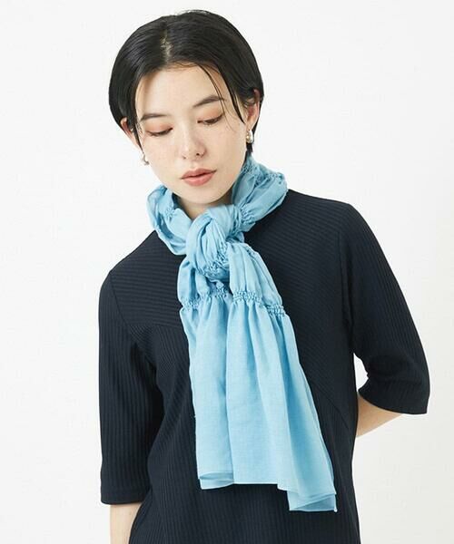 Maison de CINQ / メゾン ドゥ サンク マフラー・ショール・スヌード・ストール | シアーゴムシャーリングストール | 詳細1