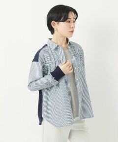 Maison de CINQ / メゾン ドゥ サンク シャツ・ブラウス | ストライプシャーリングブラウス