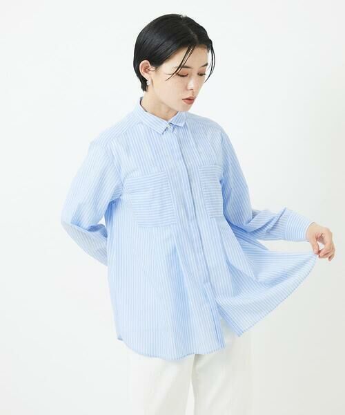 Maison de CINQ / メゾン ドゥ サンク シャツ・ブラウス | [日本製]サンディーローンタックシャツブラウス | 詳細10