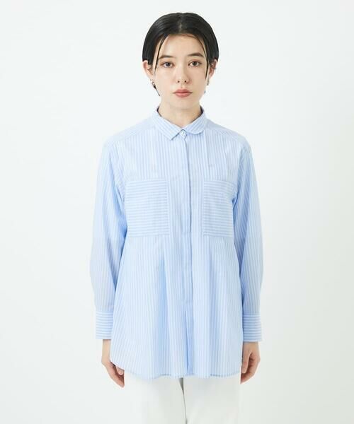 Maison de CINQ / メゾン ドゥ サンク シャツ・ブラウス | [日本製]サンディーローンタックシャツブラウス | 詳細11