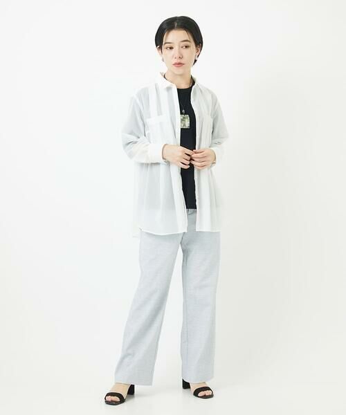 Maison de CINQ / メゾン ドゥ サンク シャツ・ブラウス | [日本製]サンディーローンタックシャツブラウス | 詳細3