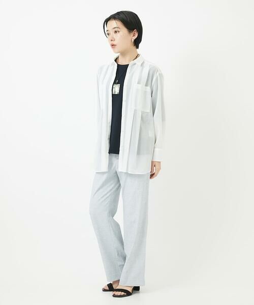 Maison de CINQ / メゾン ドゥ サンク シャツ・ブラウス | [日本製]サンディーローンタックシャツブラウス | 詳細4