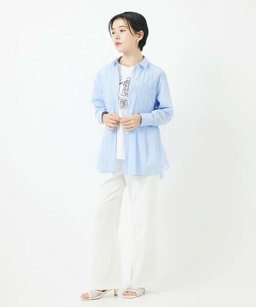 Maison de CINQ / メゾン ドゥ サンク シャツ・ブラウス | [日本製]サンディーローンタックシャツブラウス | 詳細6