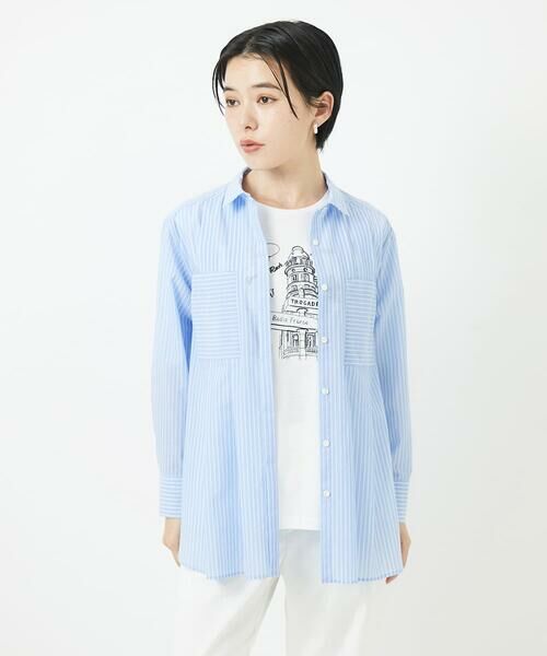 Maison de CINQ / メゾン ドゥ サンク シャツ・ブラウス | [日本製]サンディーローンタックシャツブラウス | 詳細9