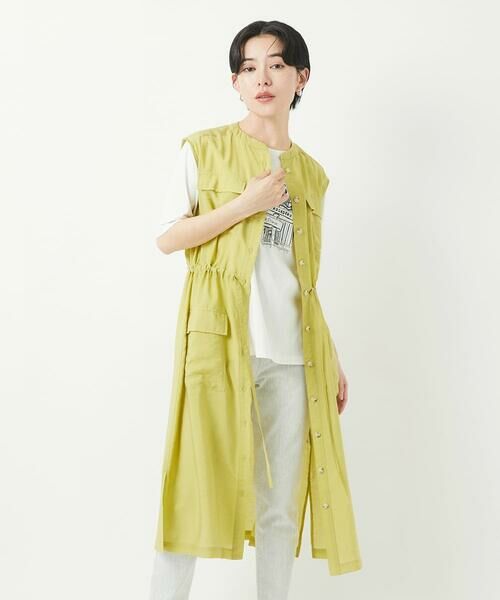 Maison de CINQ / メゾン ドゥ サンク ロング・マキシ丈ワンピース | [接触冷感]ジレワンピース | 詳細1