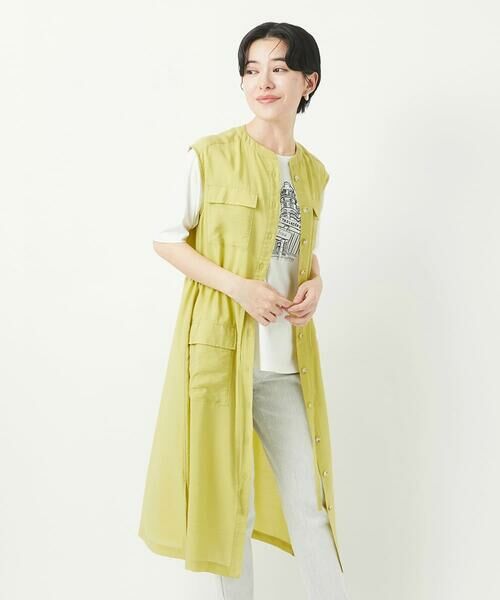 Maison de CINQ / メゾン ドゥ サンク ロング・マキシ丈ワンピース | [接触冷感]ジレワンピース | 詳細2