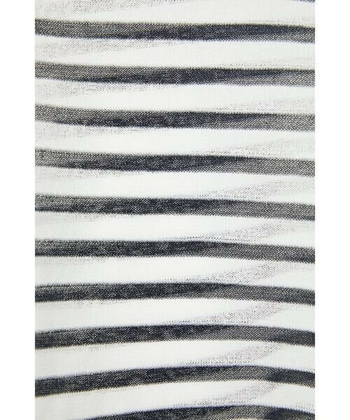 Maison de CINQ / メゾン ドゥ サンク ニット・セーター | [吸湿速乾]シアーボーダーボートネックラメニット | 詳細12