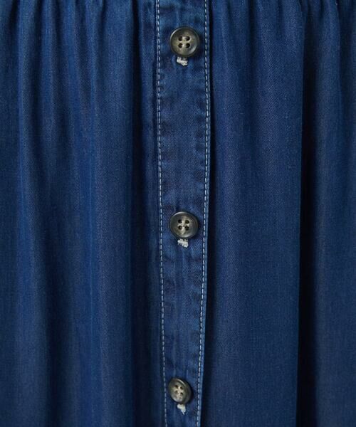 Maison de CINQ / メゾン ドゥ サンク ロング・マキシ丈スカート | ライトデニムティアードスカート | 詳細12