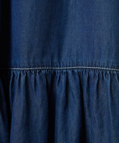 Maison de CINQ / メゾン ドゥ サンク ロング・マキシ丈スカート | ライトデニムティアードスカート | 詳細13