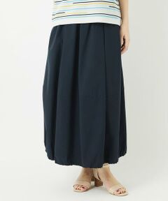 Maison de CINQ / メゾン ドゥ サンク ロング・マキシ丈スカート | [吸水速乾･撥水性･通気性]タフタストレッチバルーンスカート