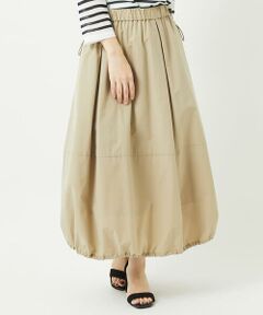 Maison de CINQ / メゾン ドゥ サンク ロング・マキシ丈スカート | [吸水速乾･撥水性･通気性]タフタストレッチバルーンスカート