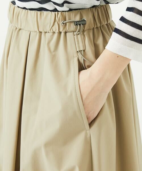 Maison de CINQ / メゾン ドゥ サンク ロング・マキシ丈スカート | [吸水速乾･撥水性･通気性]タフタストレッチバルーンスカート | 詳細11