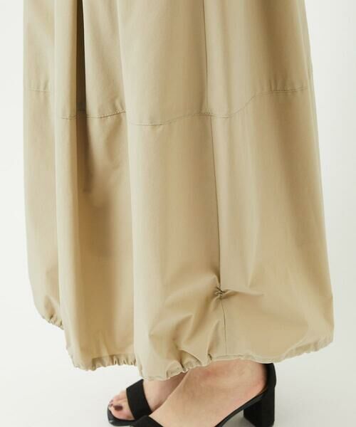 Maison de CINQ / メゾン ドゥ サンク ロング・マキシ丈スカート | [吸水速乾･撥水性･通気性]タフタストレッチバルーンスカート | 詳細12