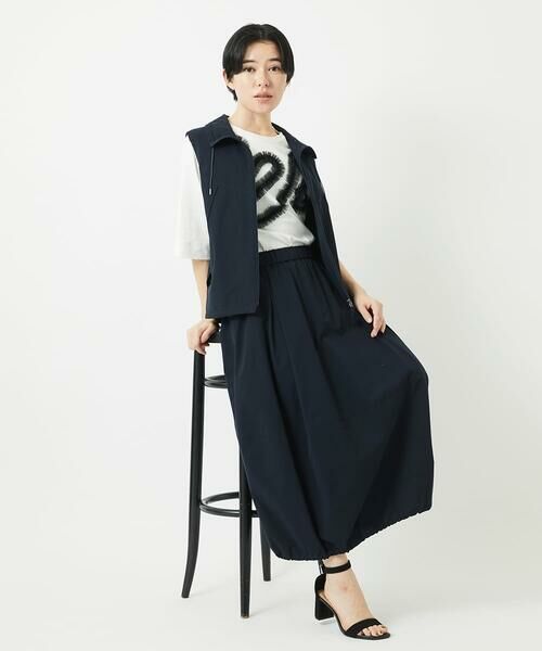 Maison de CINQ / メゾン ドゥ サンク ロング・マキシ丈スカート | [吸水速乾･撥水性･通気性]タフタストレッチバルーンスカート | 詳細18