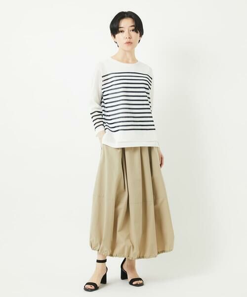 Maison de CINQ / メゾン ドゥ サンク ロング・マキシ丈スカート | [吸水速乾･撥水性･通気性]タフタストレッチバルーンスカート | 詳細19