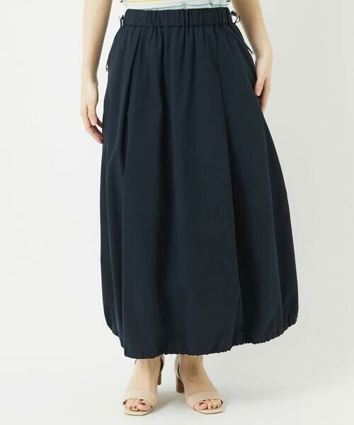 Maison de CINQ / メゾン ドゥ サンク ロング・マキシ丈スカート | [吸水速乾･撥水性･通気性]タフタストレッチバルーンスカート | 詳細2