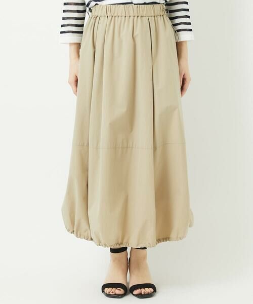 Maison de CINQ / メゾン ドゥ サンク ロング・マキシ丈スカート | [吸水速乾･撥水性･通気性]タフタストレッチバルーンスカート | 詳細6