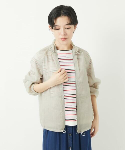 Maison de CINQ / メゾン ドゥ サンク その他アウター | シアースタンドギャザーブルゾン | 詳細1