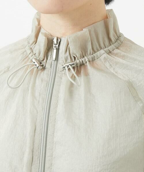 Maison de CINQ / メゾン ドゥ サンク その他アウター | シアースタンドギャザーブルゾン | 詳細7