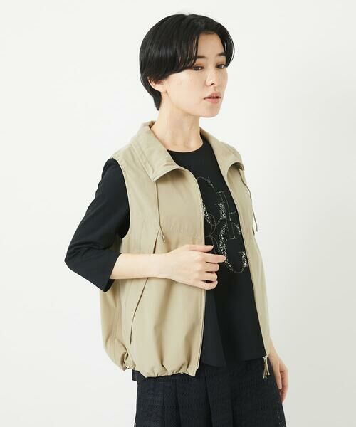 Maison de CINQ / メゾン ドゥ サンク ベスト | [吸水速乾･撥水性･通気性]タフタストレッチベスト | 詳細1