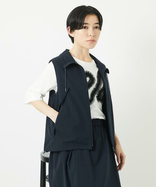 Maison de CINQ / メゾン ドゥ サンク ベスト | [吸水速乾･撥水性･通気性]タフタストレッチベスト | 詳細2