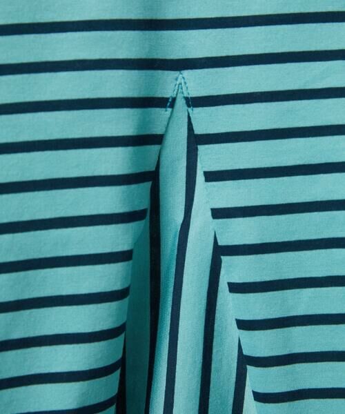 Maison de CINQ / メゾン ドゥ サンク カットソー | [日本製]ボーダーペプラム7分袖カットソー | 詳細10