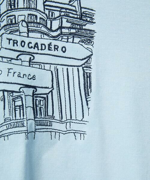 Maison de CINQ / メゾン ドゥ サンク カットソー | ドライコットンイラスト刺繍Tシャツ | 詳細11