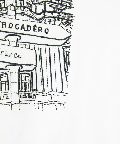 Maison de CINQ / メゾン ドゥ サンク カットソー | ドライコットンイラスト刺繍Tシャツ | 詳細15