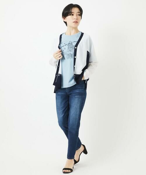 Maison de CINQ / メゾン ドゥ サンク カットソー | ドライコットンイラスト刺繍Tシャツ | 詳細18