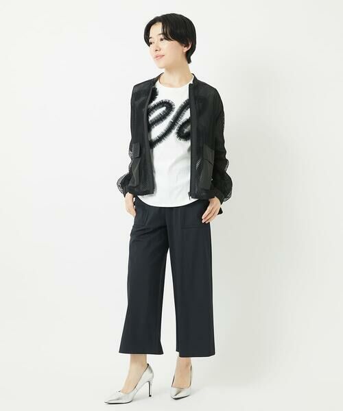 Maison de CINQ / メゾン ドゥ サンク カットソー | チュールテープライン7分袖カットソー | 詳細12