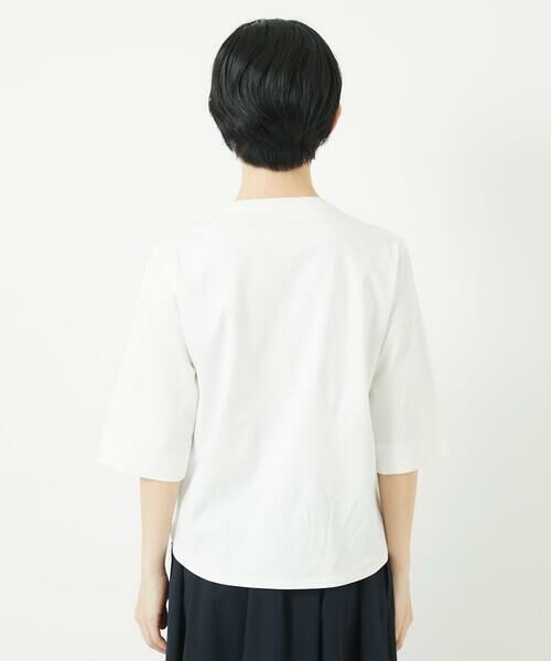 Maison de CINQ / メゾン ドゥ サンク カットソー | チュールテープライン7分袖カットソー | 詳細18