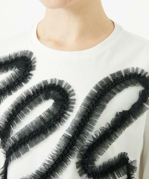 Maison de CINQ / メゾン ドゥ サンク カットソー | チュールテープライン7分袖カットソー | 詳細19