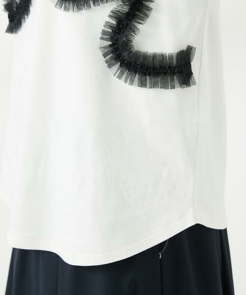 Maison de CINQ / メゾン ドゥ サンク カットソー | チュールテープライン7分袖カットソー | 詳細21