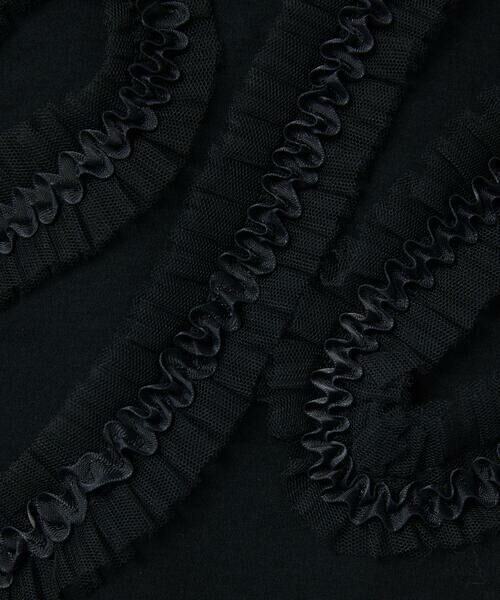 Maison de CINQ / メゾン ドゥ サンク カットソー | チュールテープライン7分袖カットソー | 詳細3