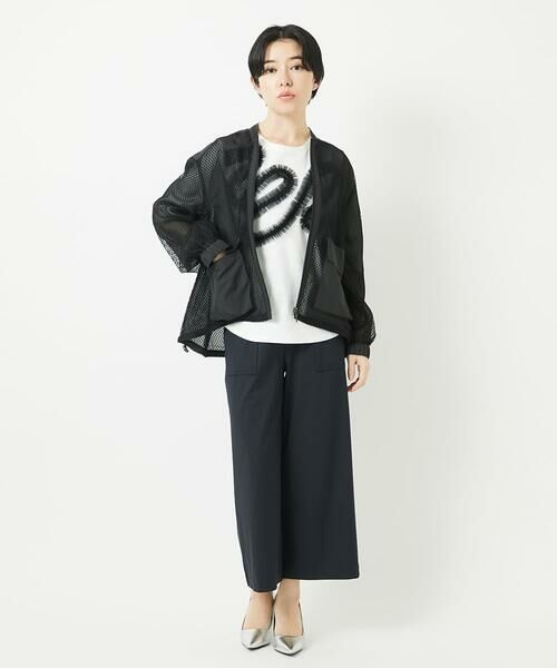 Maison de CINQ / メゾン ドゥ サンク カットソー | チュールテープライン7分袖カットソー | 詳細9