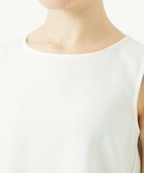 Maison de CINQ / メゾン ドゥ サンク タンクトップ | [日本製/多機能素材]カットジョーゼットタンクトップ | 詳細6