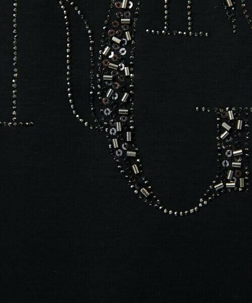 Maison de CINQ / メゾン ドゥ サンク カットソー | ドライコットンビーズ刺繍ロゴ7分袖カットソー | 詳細14