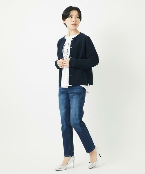 Maison de CINQ / メゾン ドゥ サンク カットソー | ドライコットンビーズ刺繍ロゴ7分袖カットソー | 詳細20