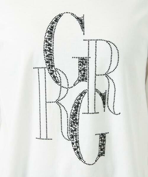 Maison de CINQ / メゾン ドゥ サンク カットソー | ドライコットンビーズ刺繍ロゴ7分袖カットソー | 詳細9