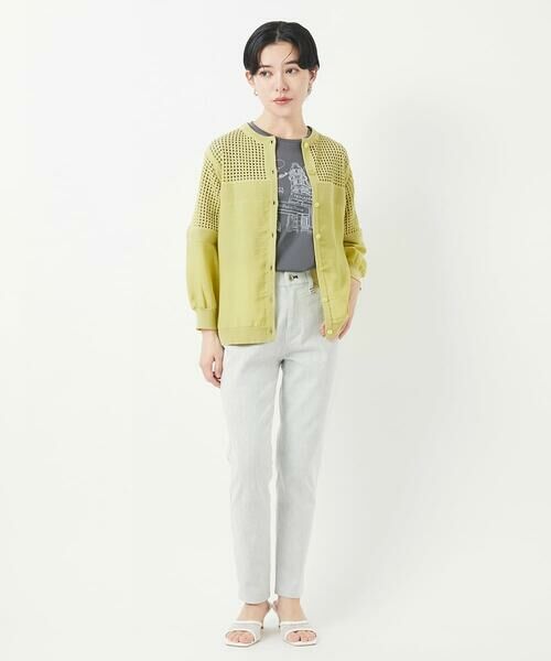 Maison de CINQ / メゾン ドゥ サンク カーディガン・ボレロ | ソフトローン透かし編カーディガン | 詳細16