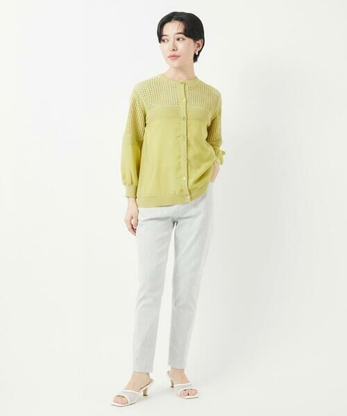 Maison de CINQ / メゾン ドゥ サンク カーディガン・ボレロ | ソフトローン透かし編カーディガン | 詳細19