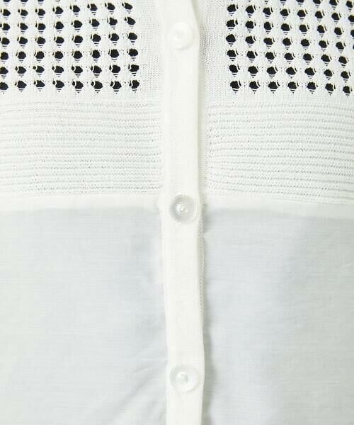 Maison de CINQ / メゾン ドゥ サンク カーディガン・ボレロ | ソフトローン透かし編カーディガン | 詳細6